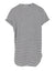 Hailey Short Sleeve Tee ~ White/Ebony Stripe