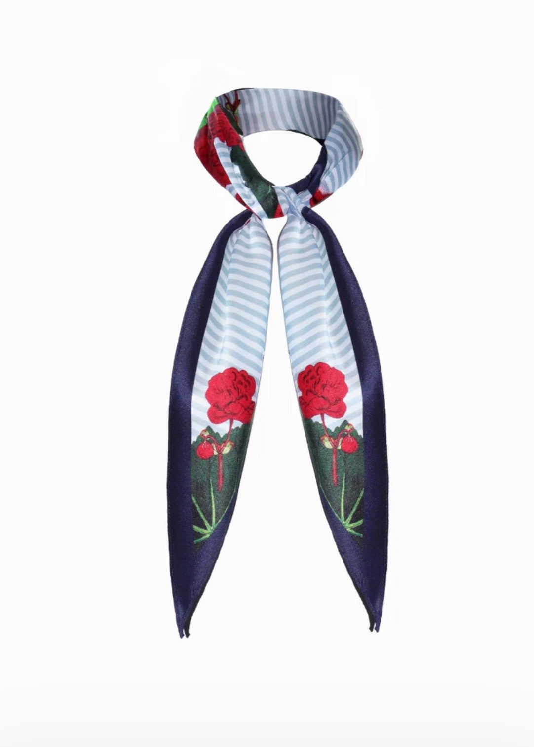 Trapezoid Scarf ~ Geraniums