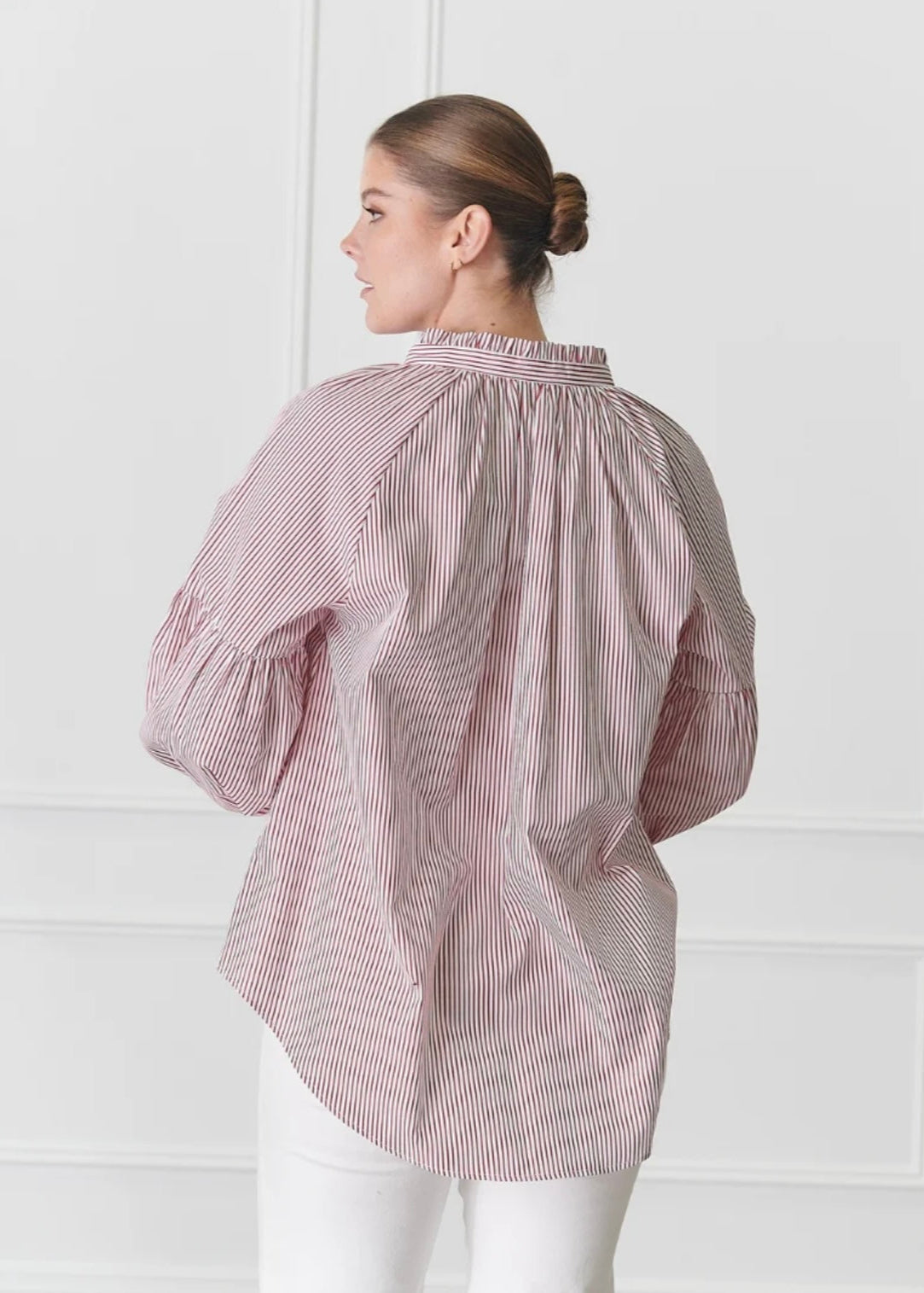 Kell Stripe Shirt ~ Red