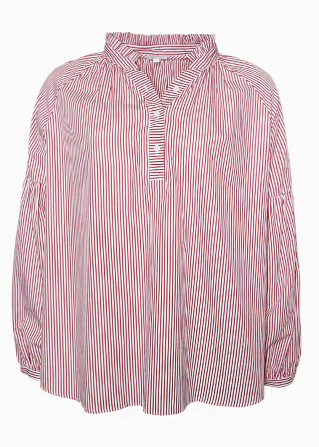 Kell Stripe Shirt ~ Red