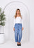Toni Barrel Jeans ~ Light Wash