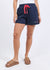 Simplified Confetti Shorts ~ Navy