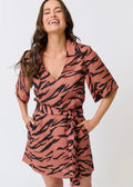 Harley Mini Dress ~ Zebra