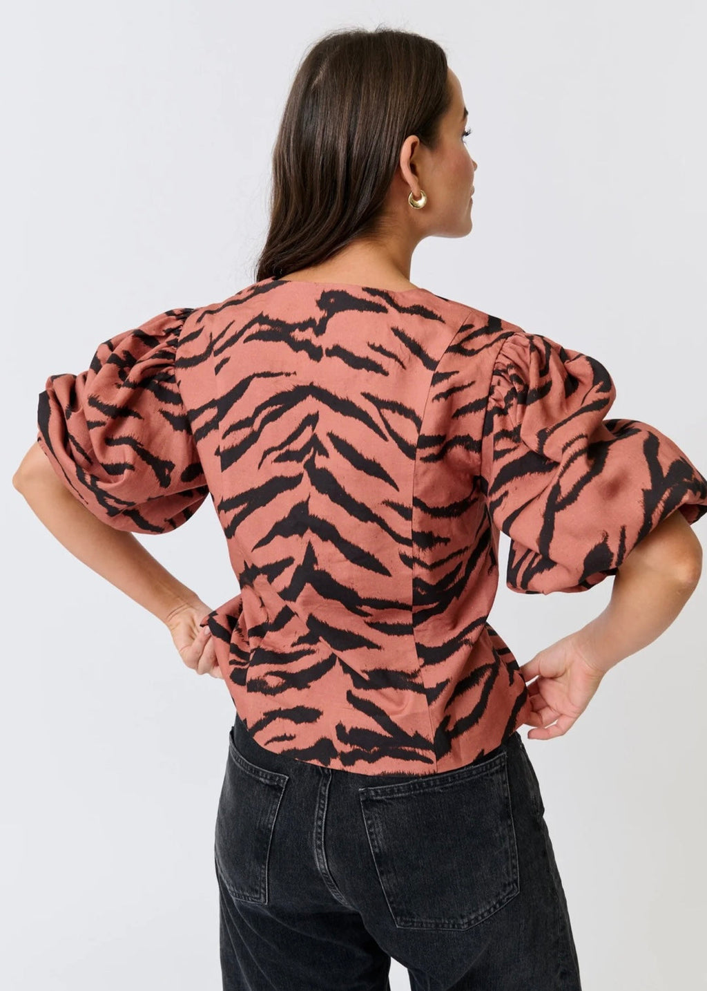 Cypres Top ~ Zebra