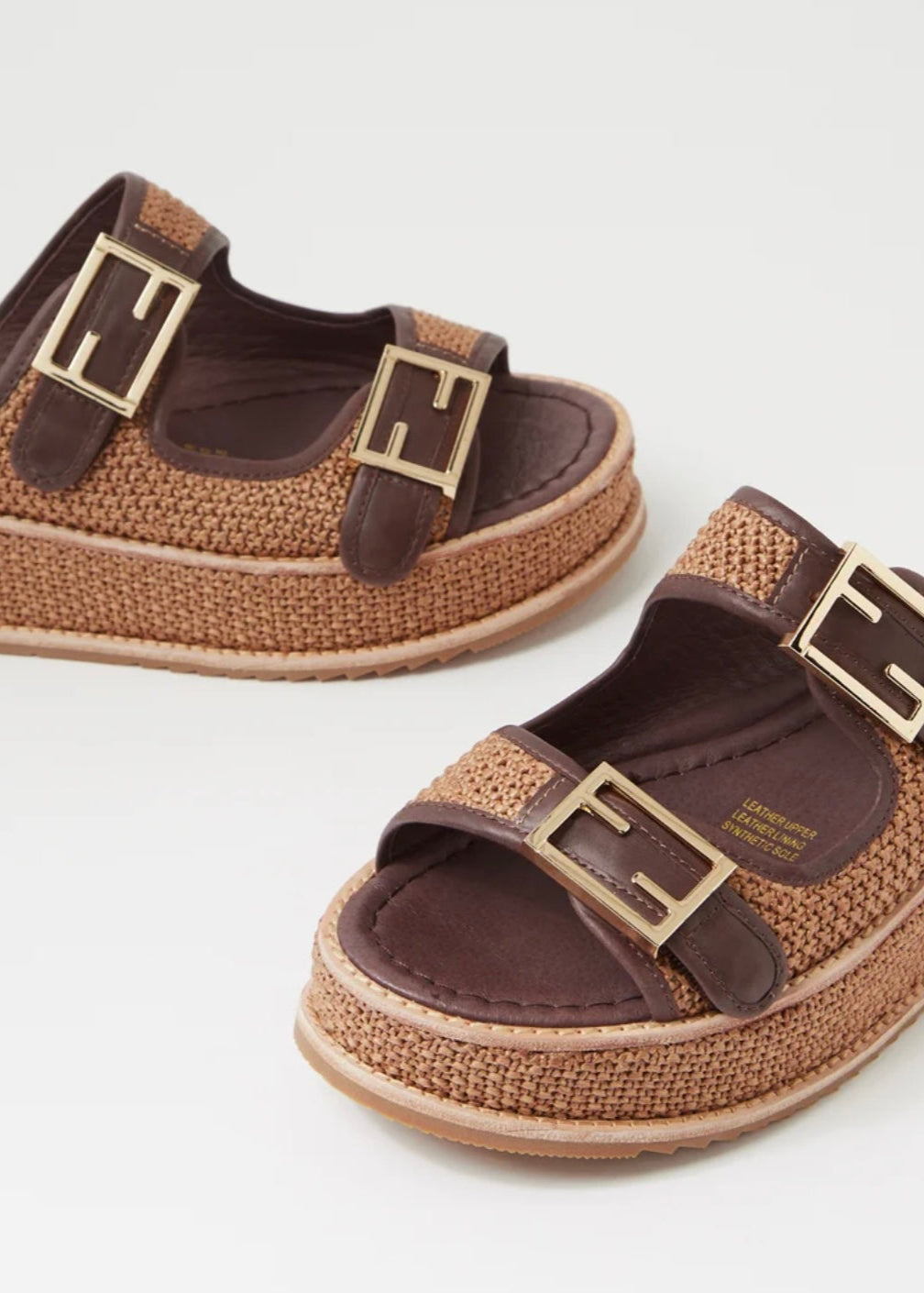 Vexta Leather Sandal ~ Choc Coffee