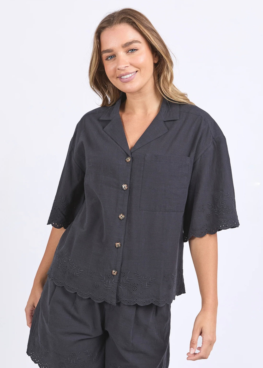 Madeline Shirt ~ Black