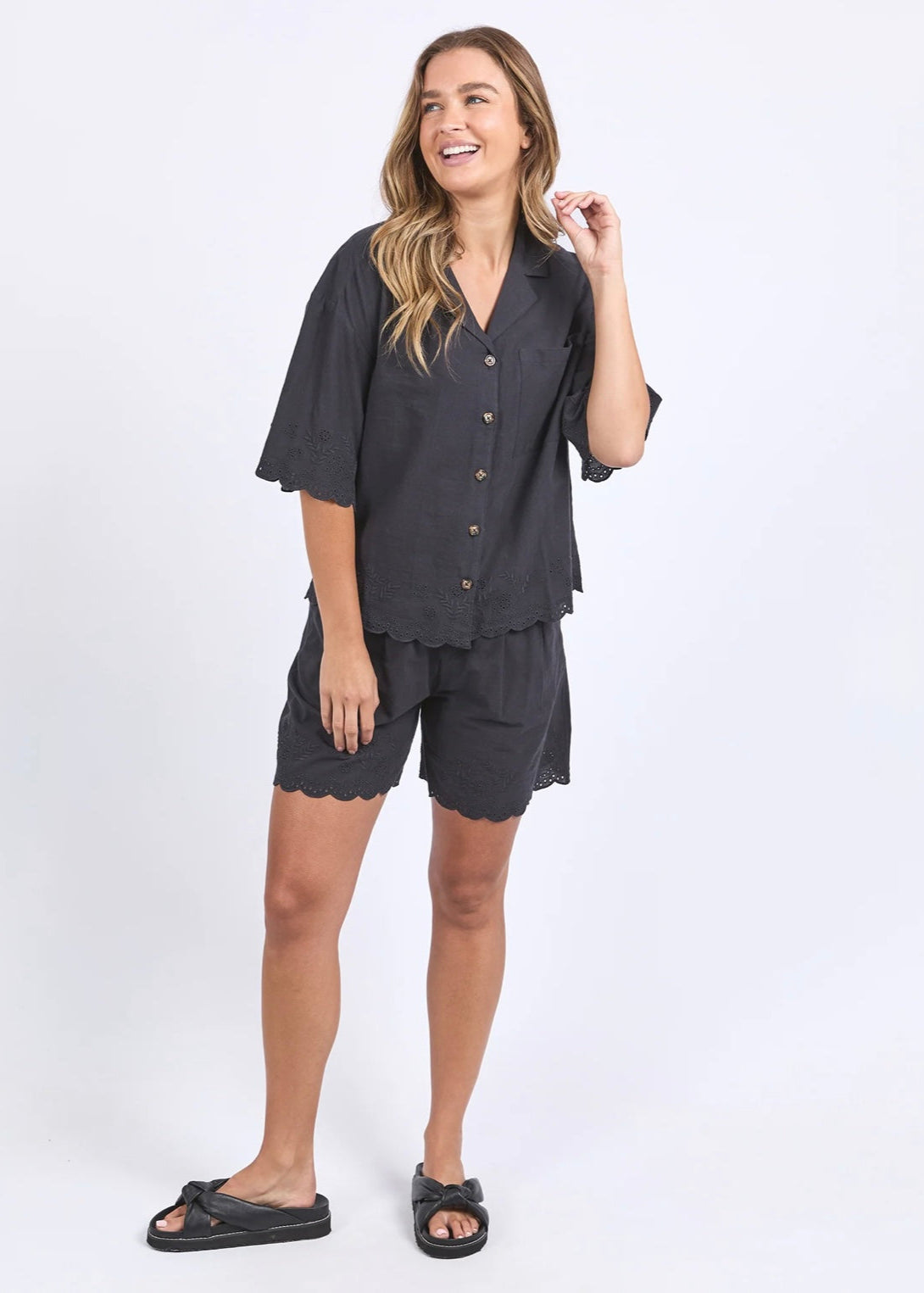 Madeline Shirt ~ Black