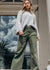 Belle Denim Skirt ~ White