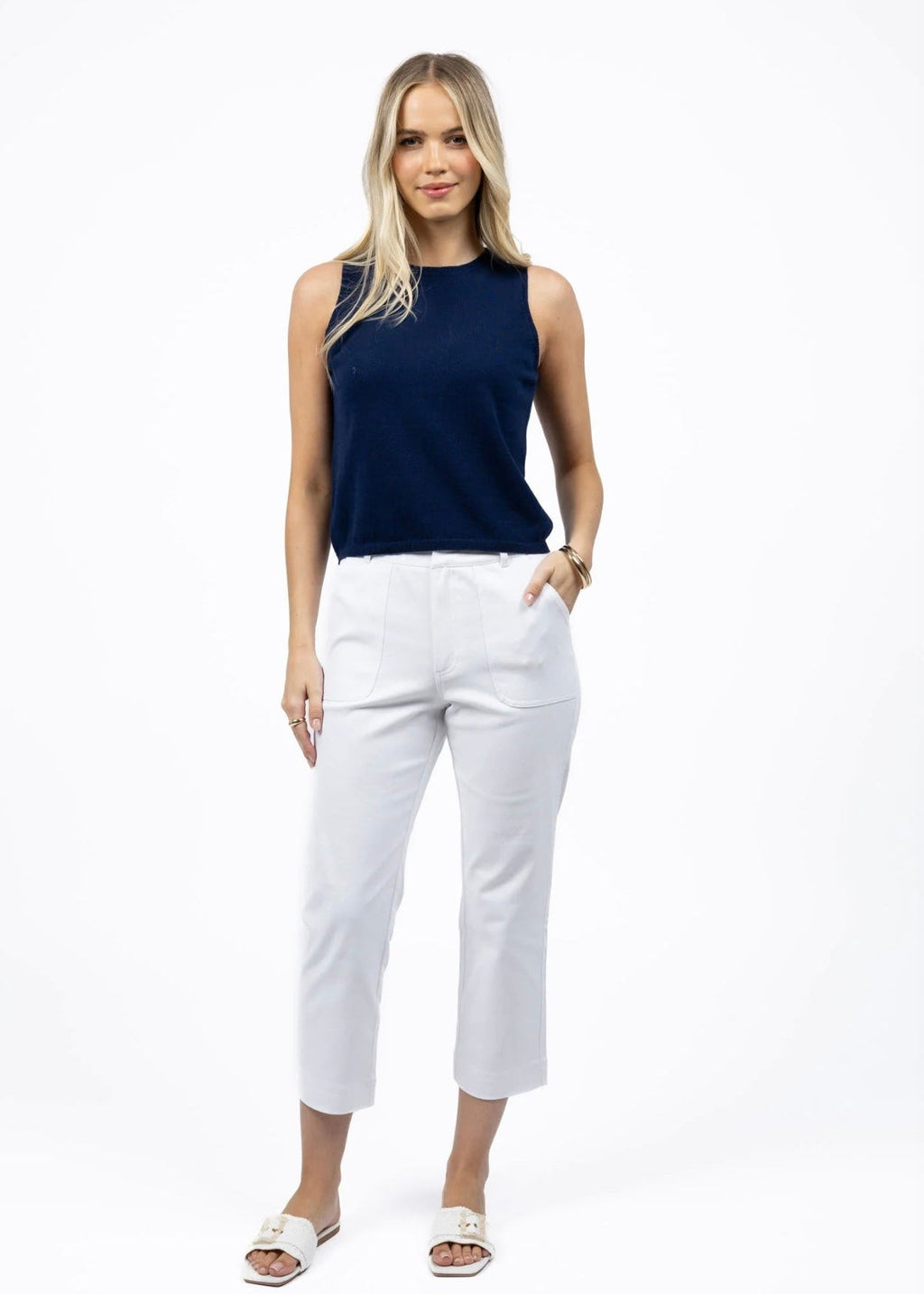Collette Tank ~ Navy