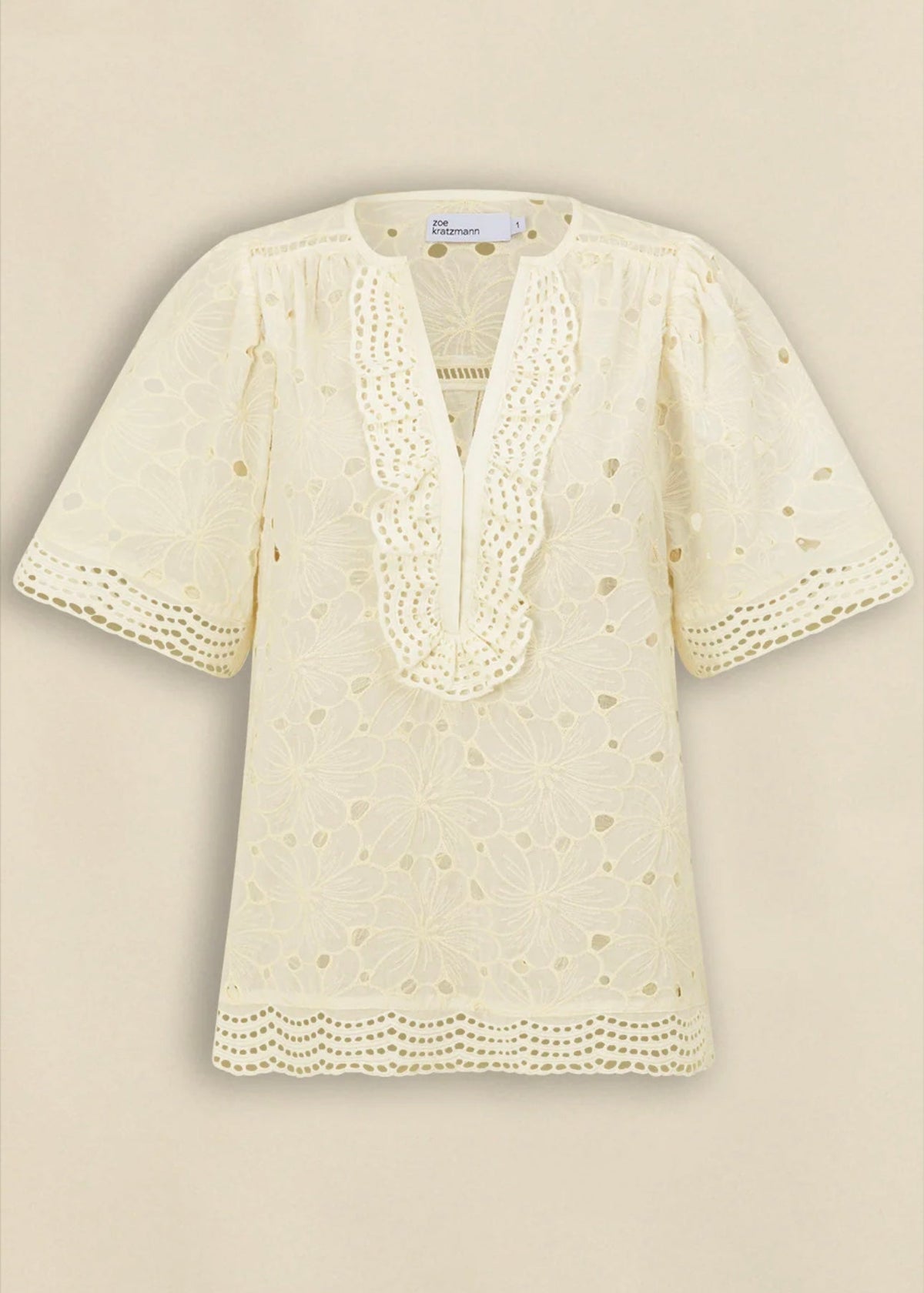 Vantage Top ~ Cream