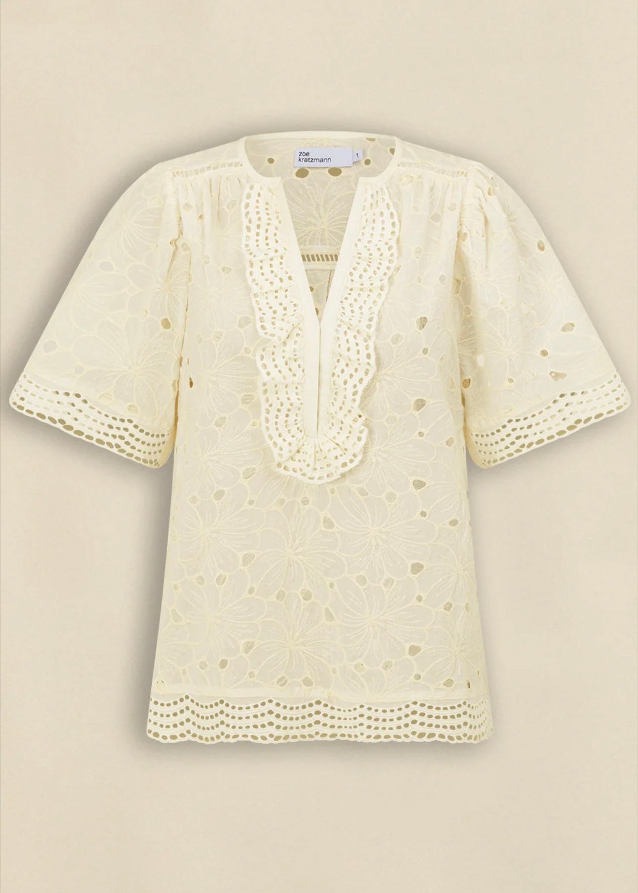 Vantage Top ~ Cream