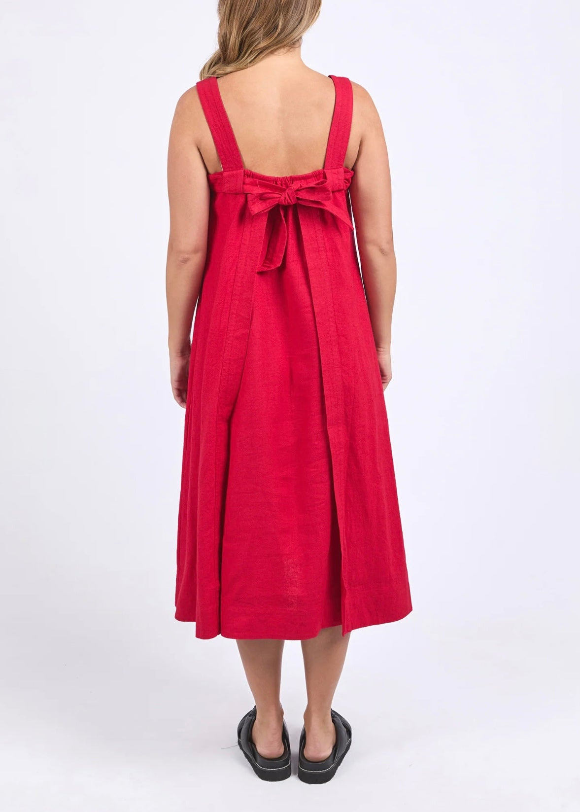 Lourdes Dress ~ Crimson
