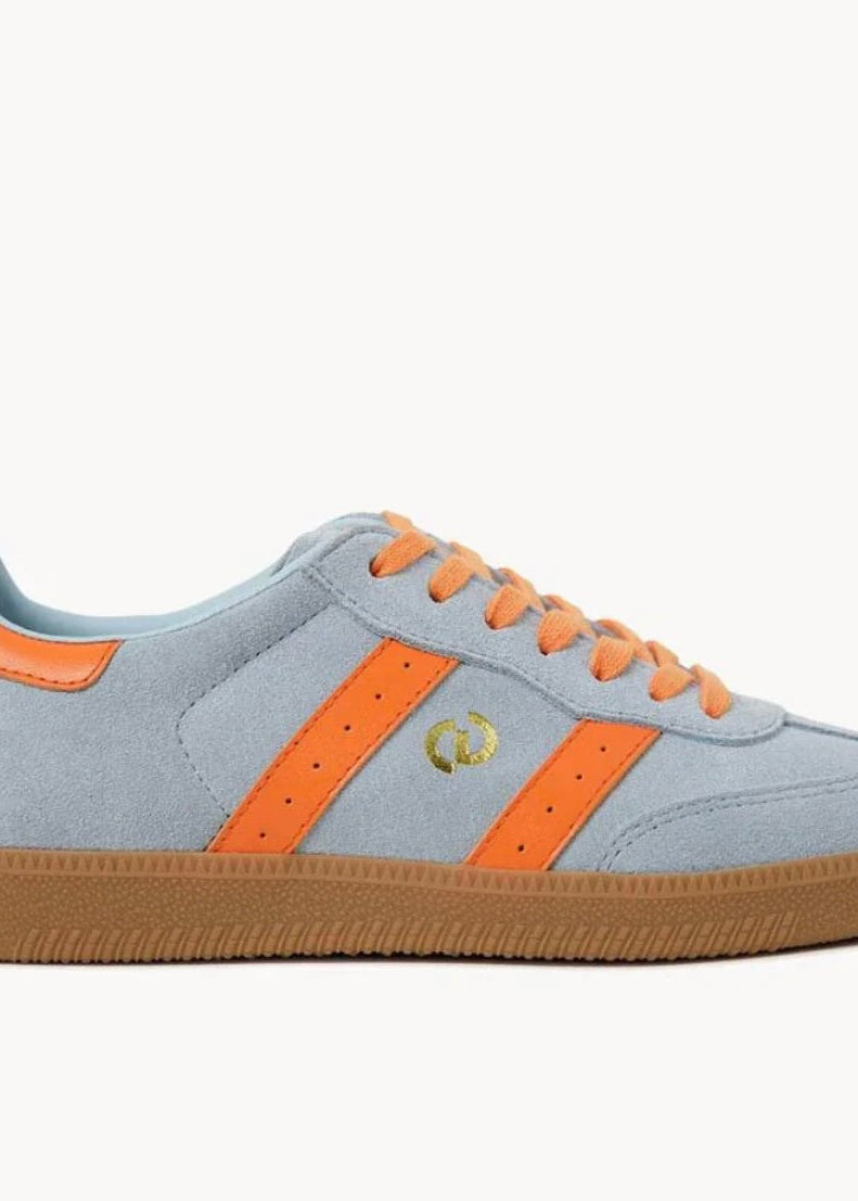 2001 Parallel Sneaker ~ Pale Blue/Orange