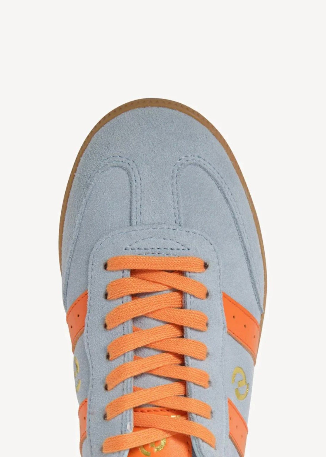 2001 Parallel Sneaker ~ Pale Blue/Orange