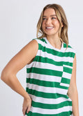 Tallow Tank ~ Green stripe