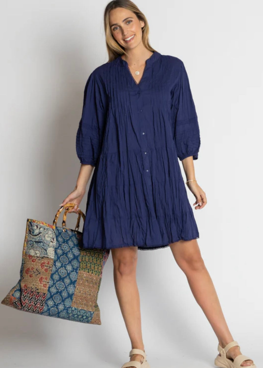 Celeste Dress ~ Navy