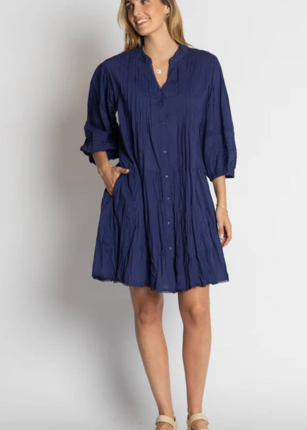 Celeste Dress ~ Navy