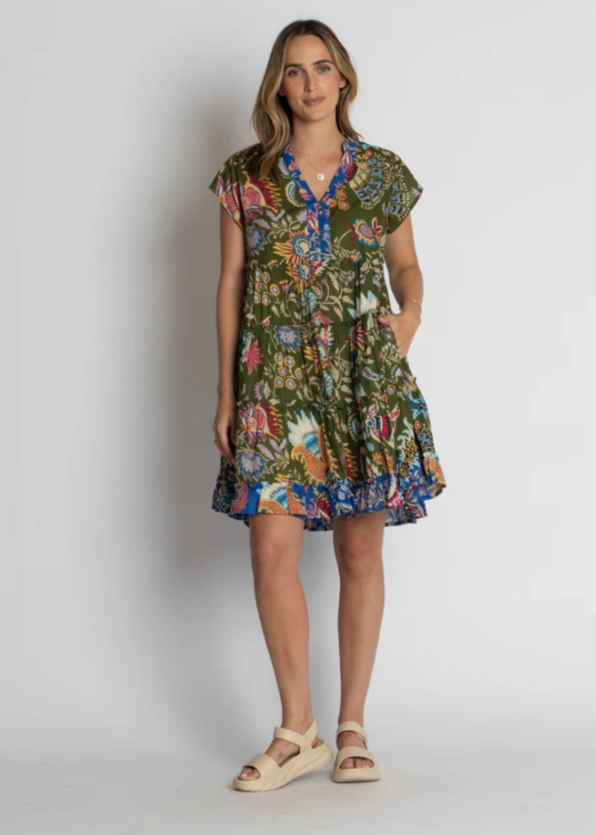 Nandita Dress ~ Olive