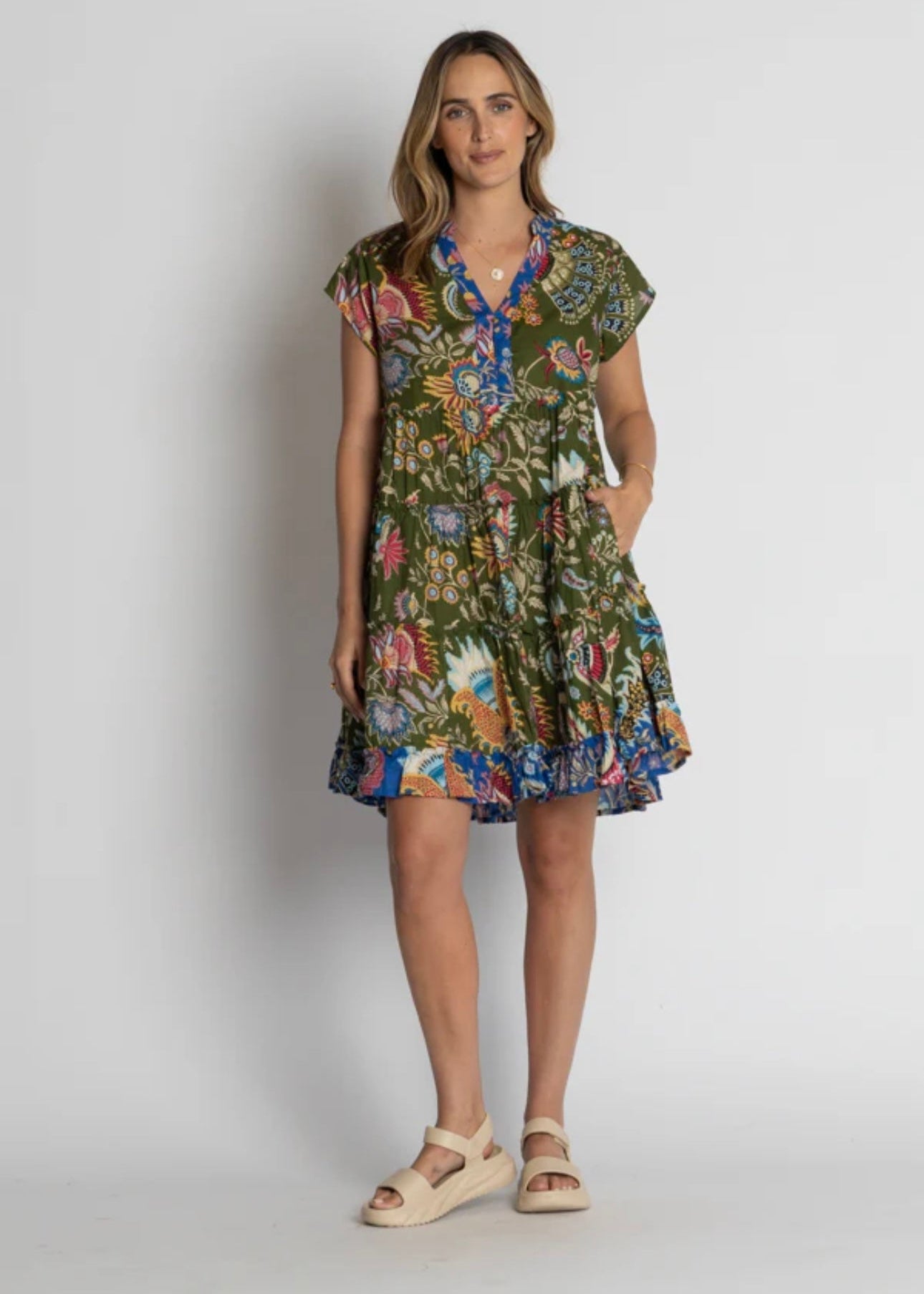 Nandita Dress ~ Olive