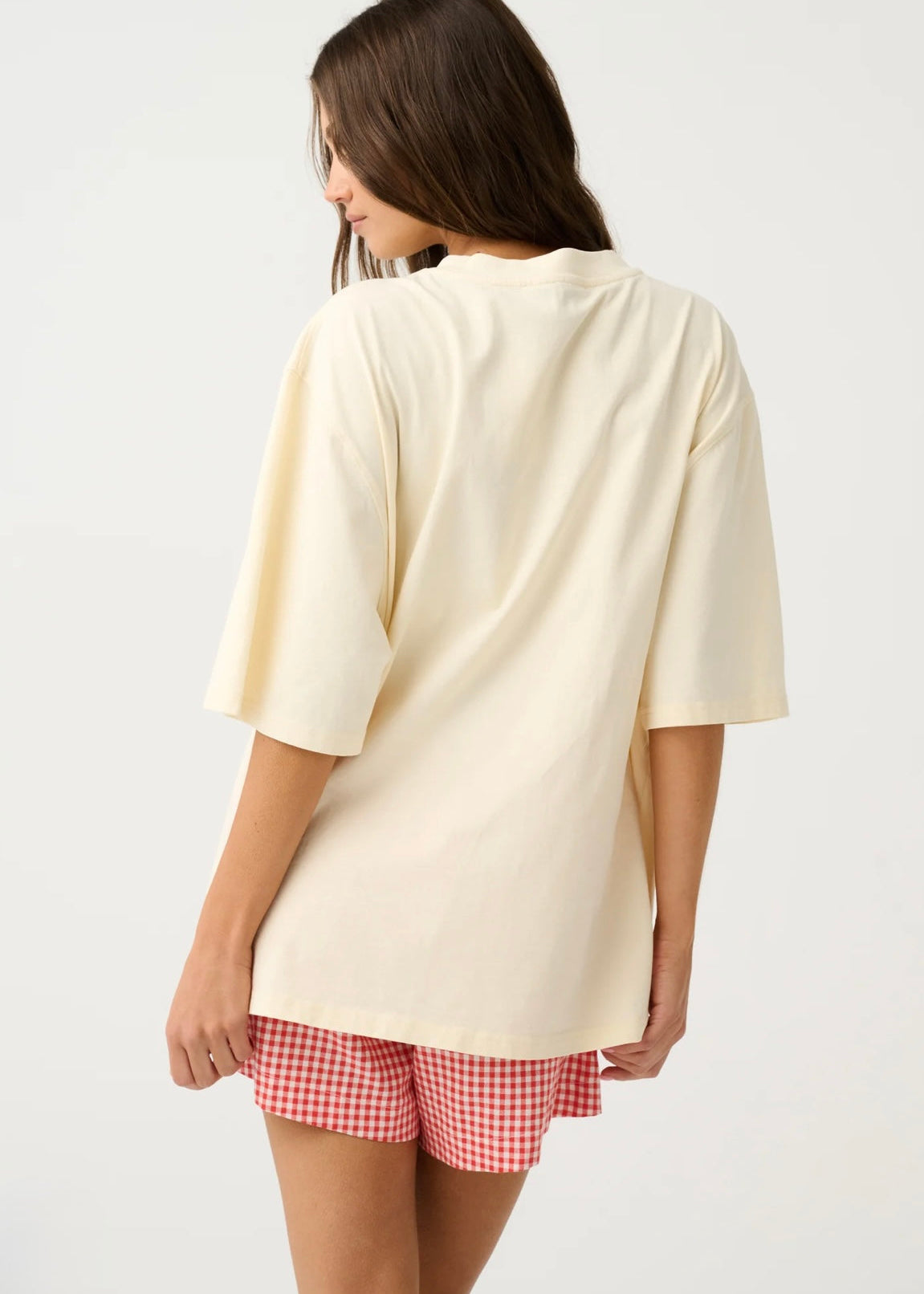 Jeana Tee ~ Buttermilk Leopard