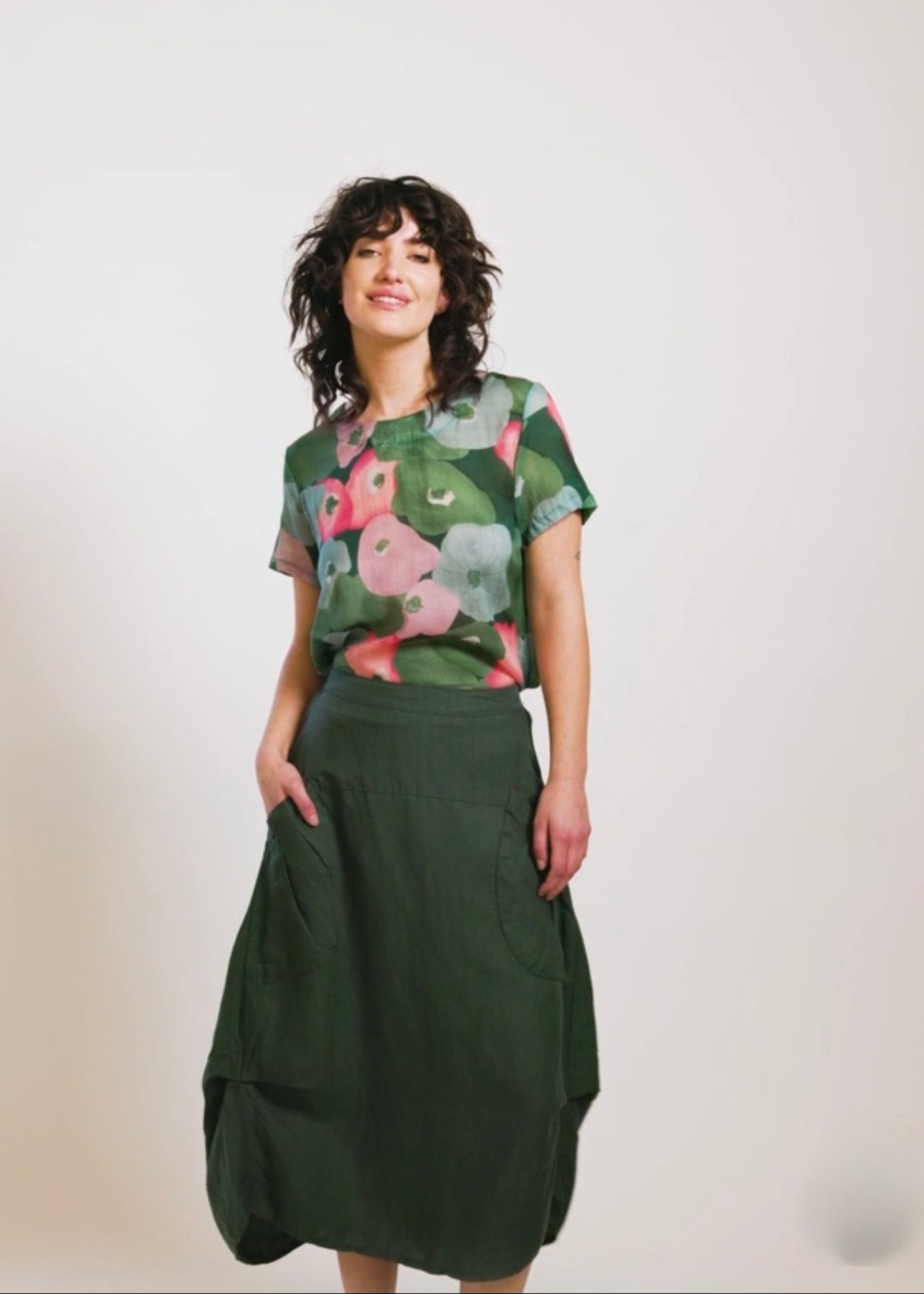Milwaukee Solenne Skirt ~ Sage
