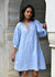 Maya Shift Dress ~ Sky