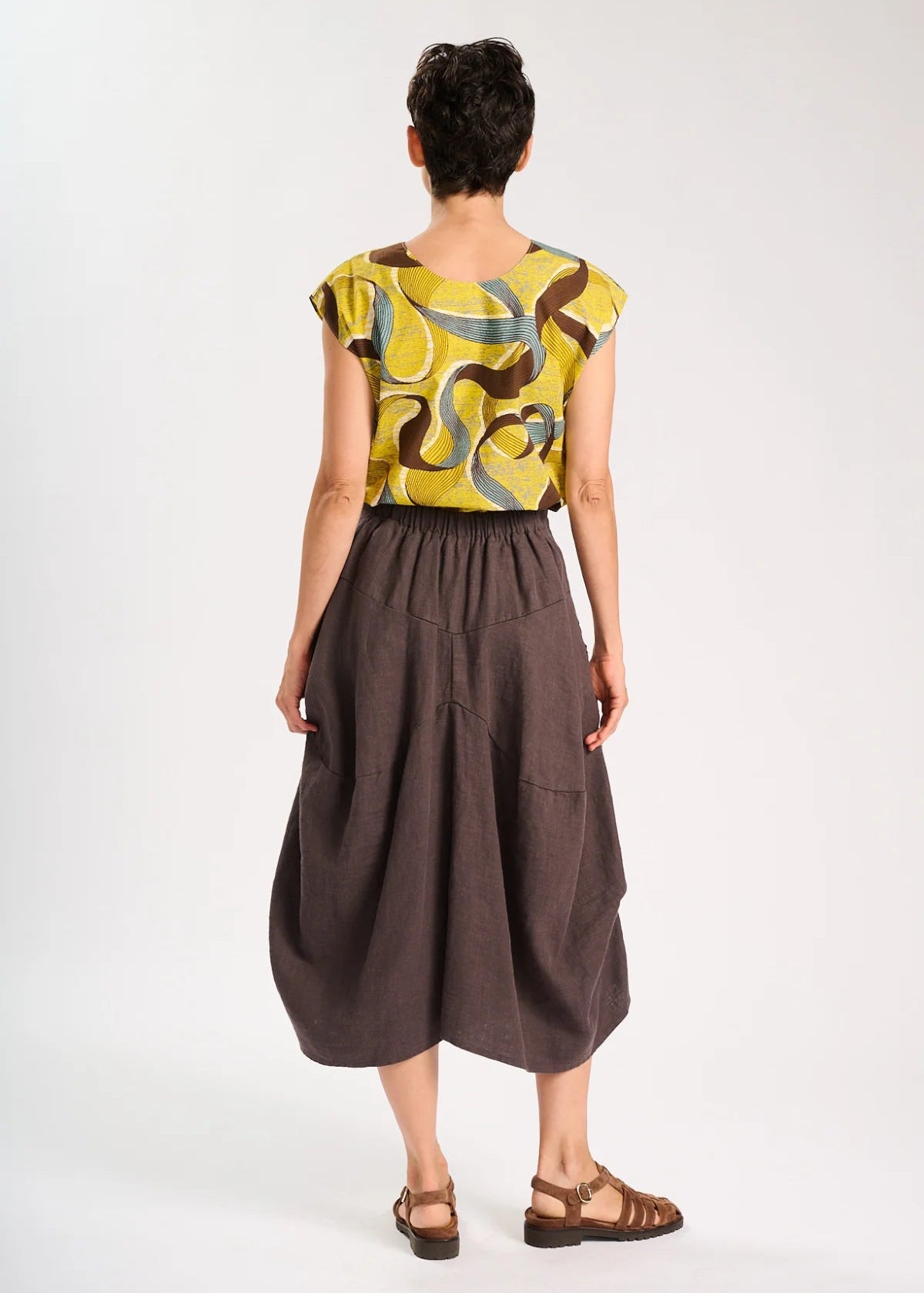 Milwaukee Fiesta Skirt ~ Chocolate