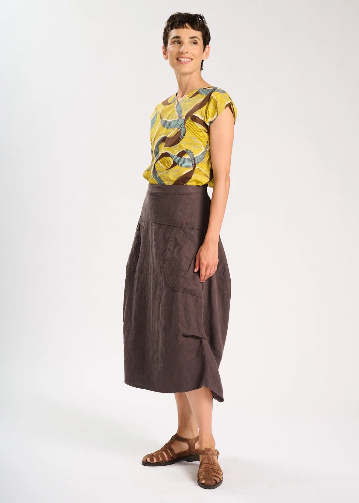 Milwaukee Fiesta Skirt ~ Chocolate