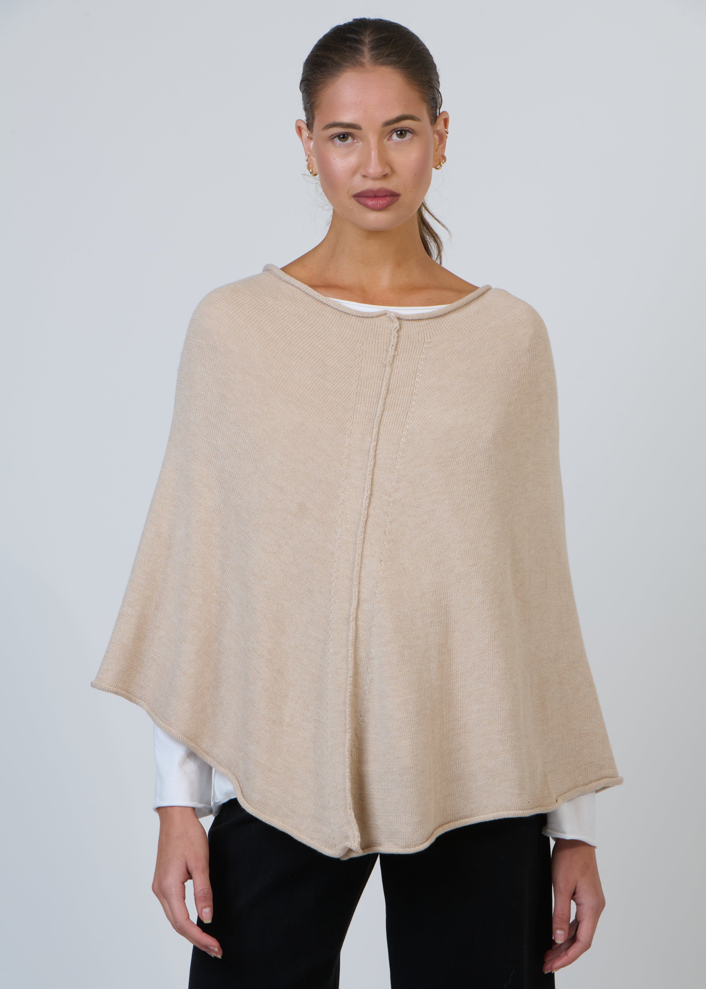 Poncho ~ Travertine