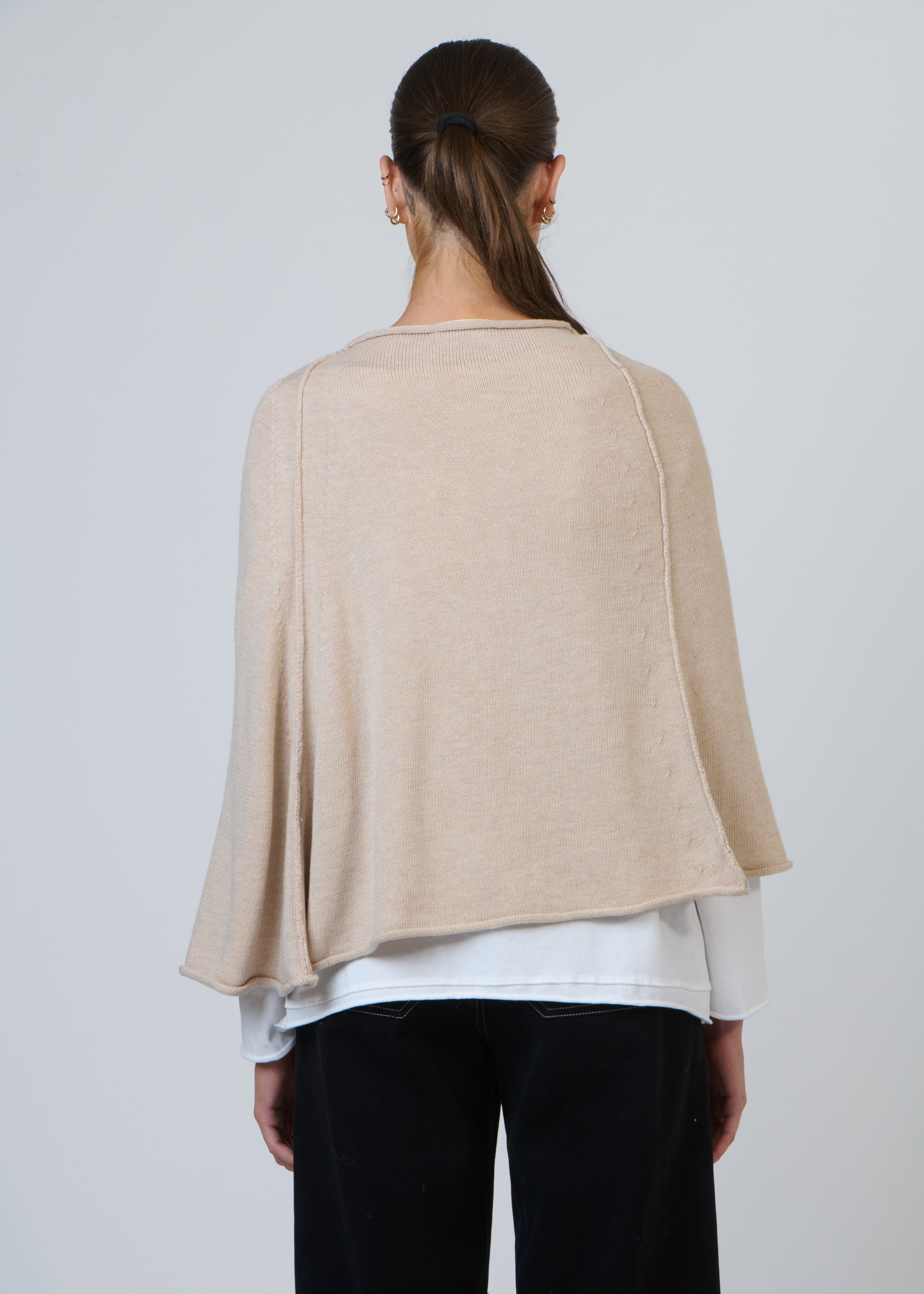 Poncho ~ Travertine
