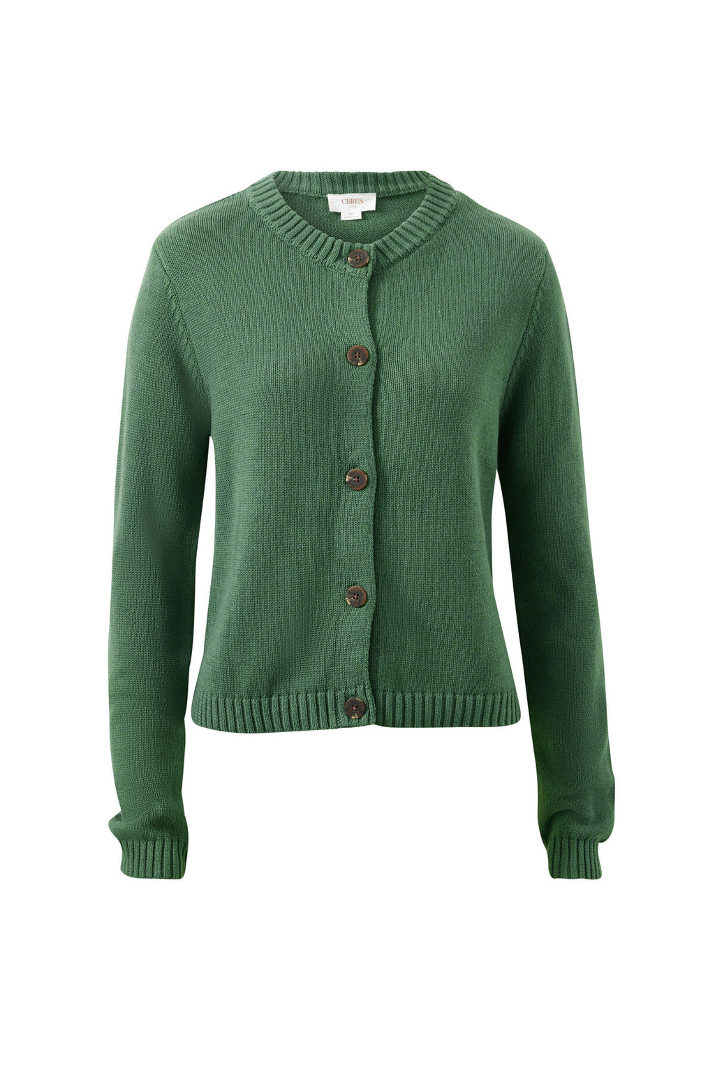 Nelly Long  Sleeve Knit Cardi ~ Basil