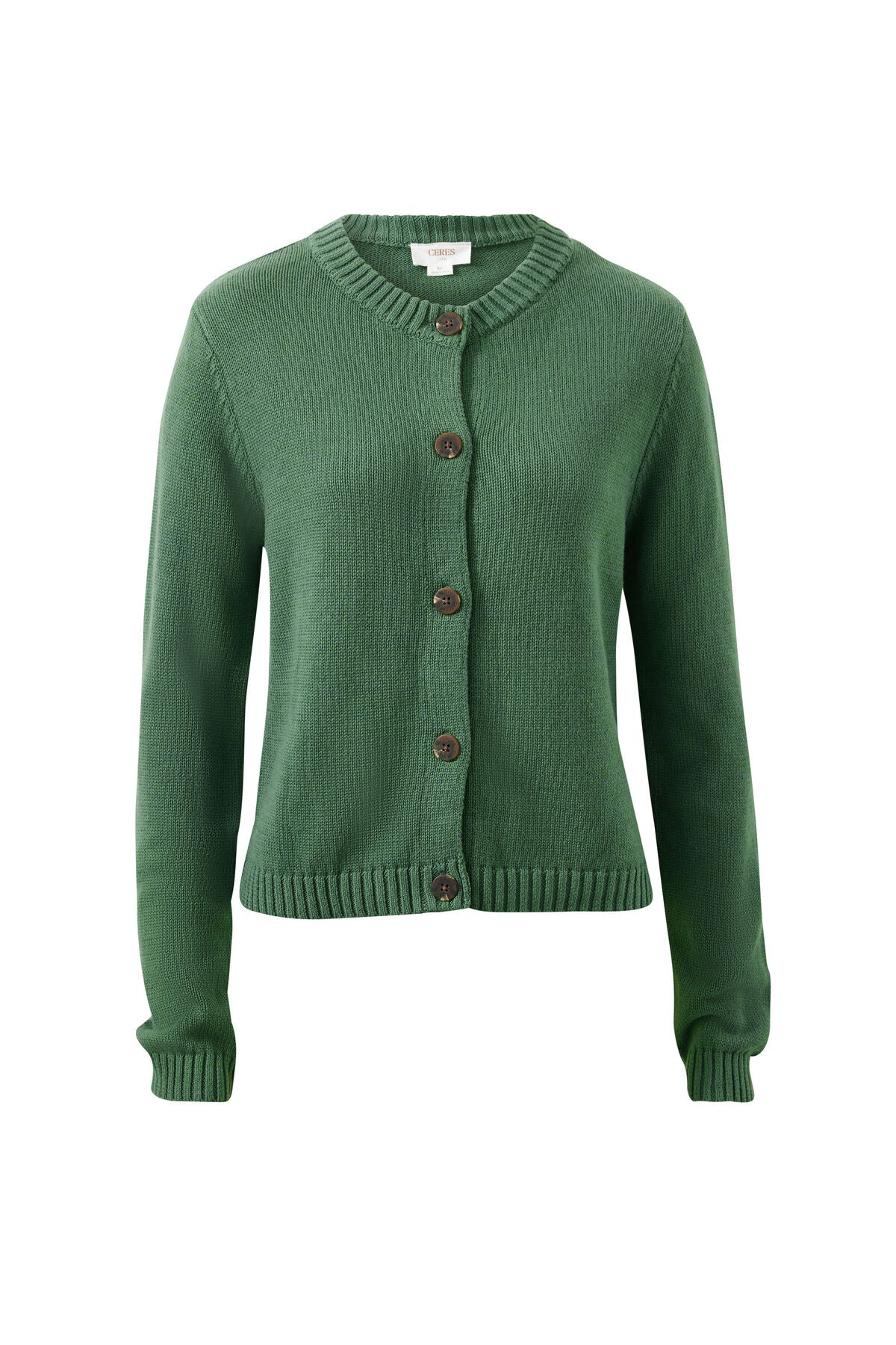 Nelly Long  Sleeve Knit Cardi ~ Basil