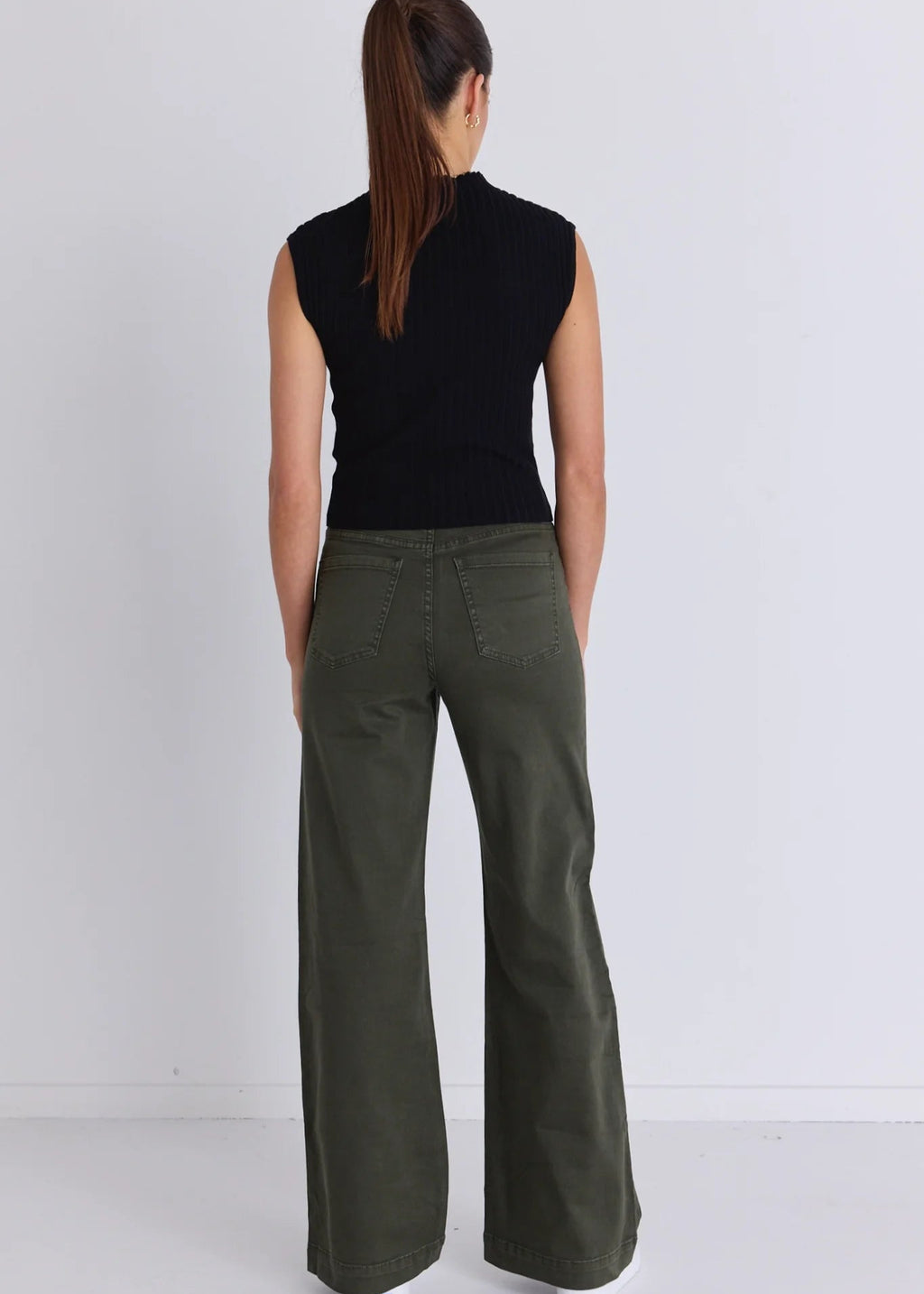 Zoey High Rise Jean ~ Dark Khaki
