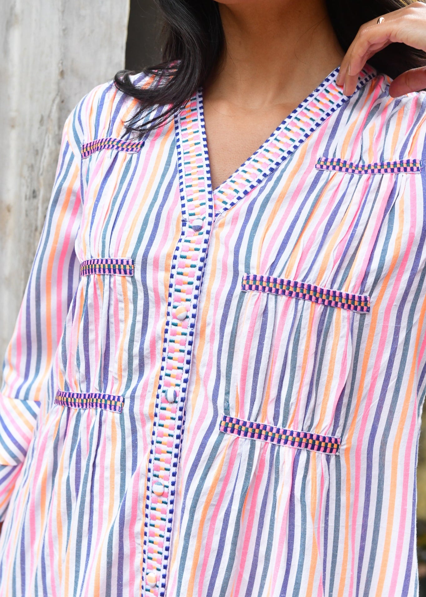 Sunset Swing Dress ~ Multi