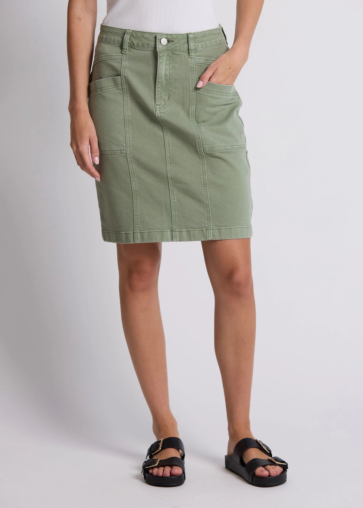 Strike Skirt ~ Khaki