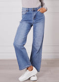 Demi Wide Leg Jeans ~ Blue Denim