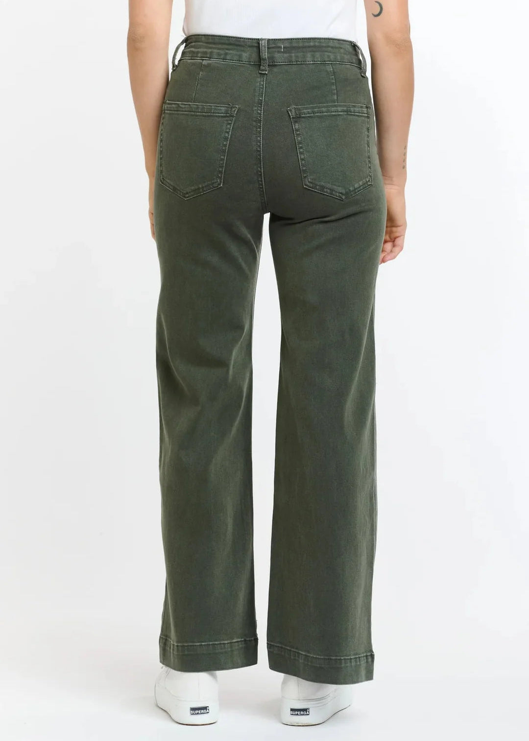 Bobbi 7/8th Jean ~ Khaki