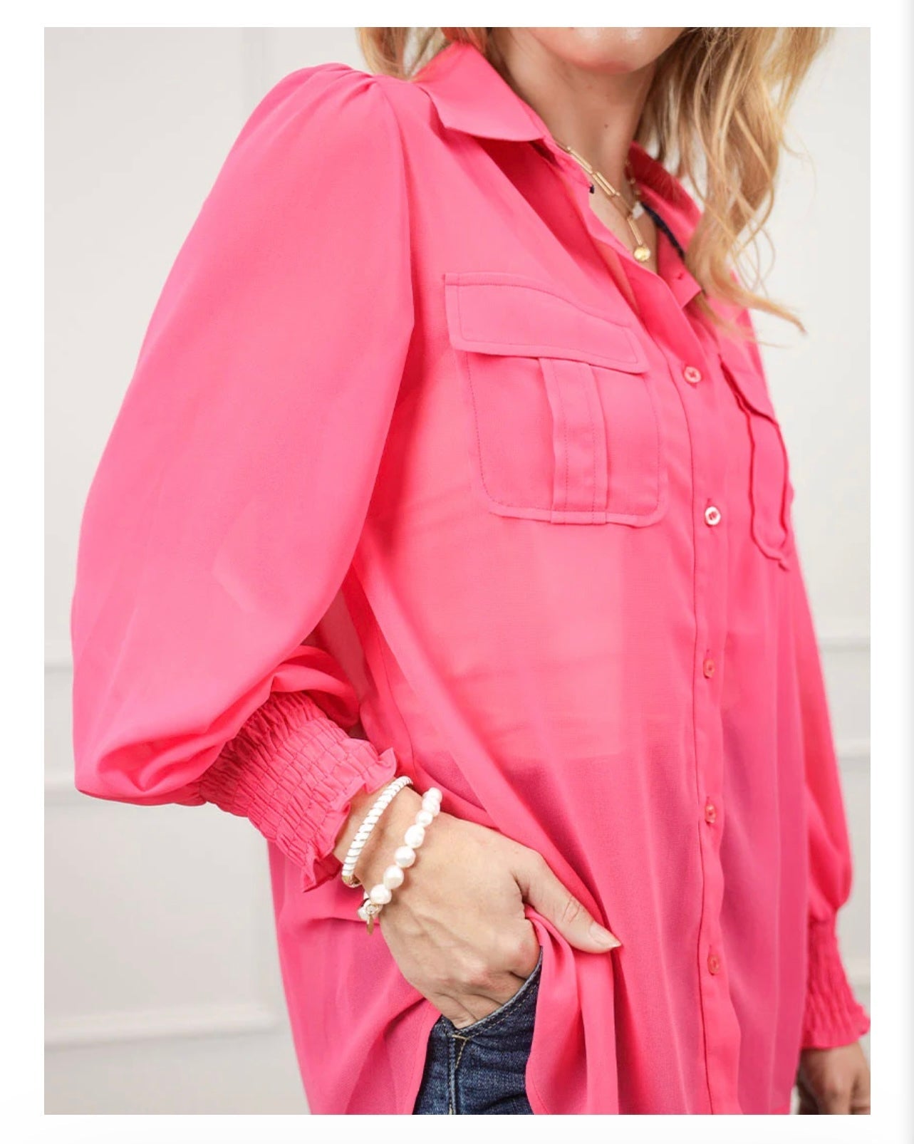 Amaya Shirt ~ Pink