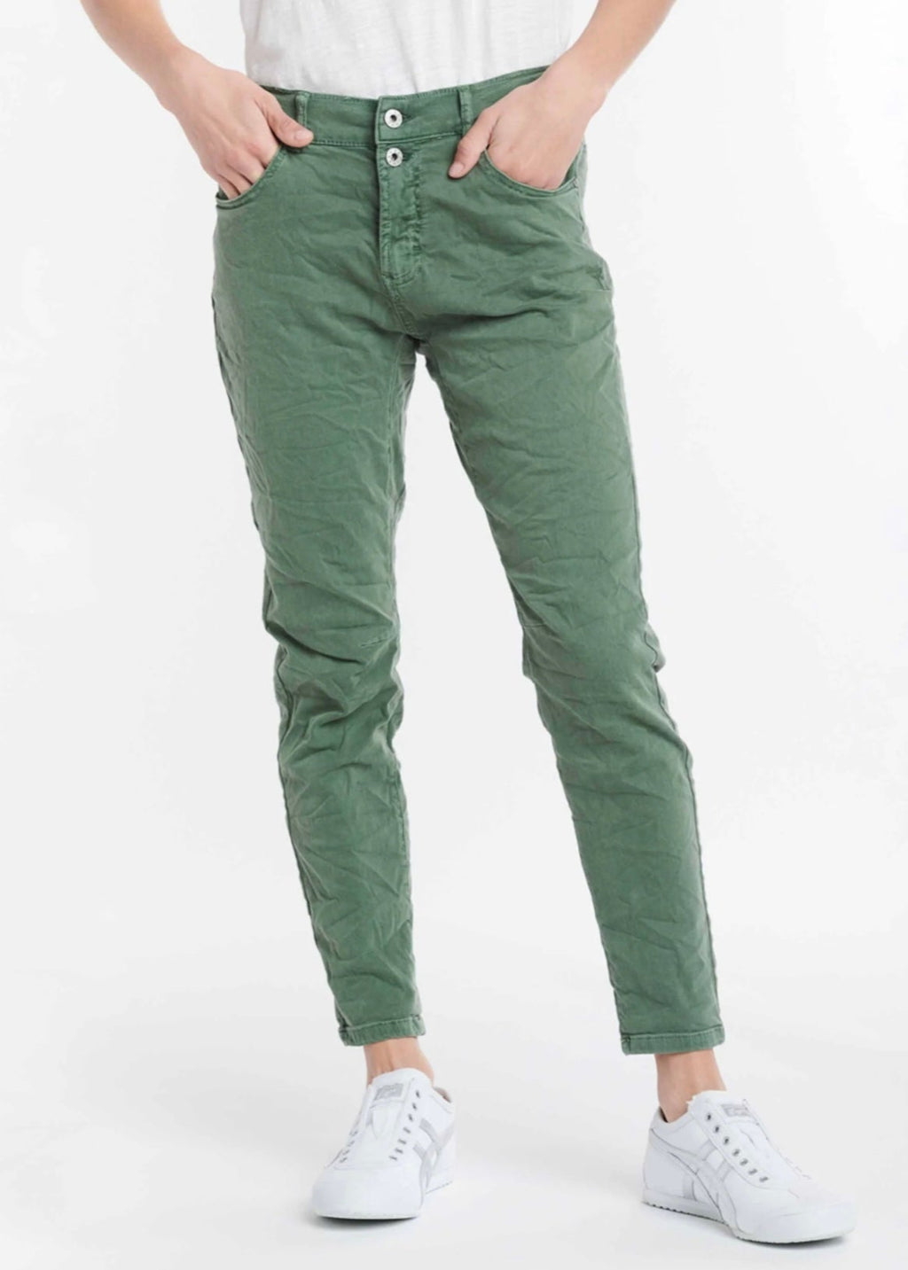Emma Stretch Jean ~ Moss