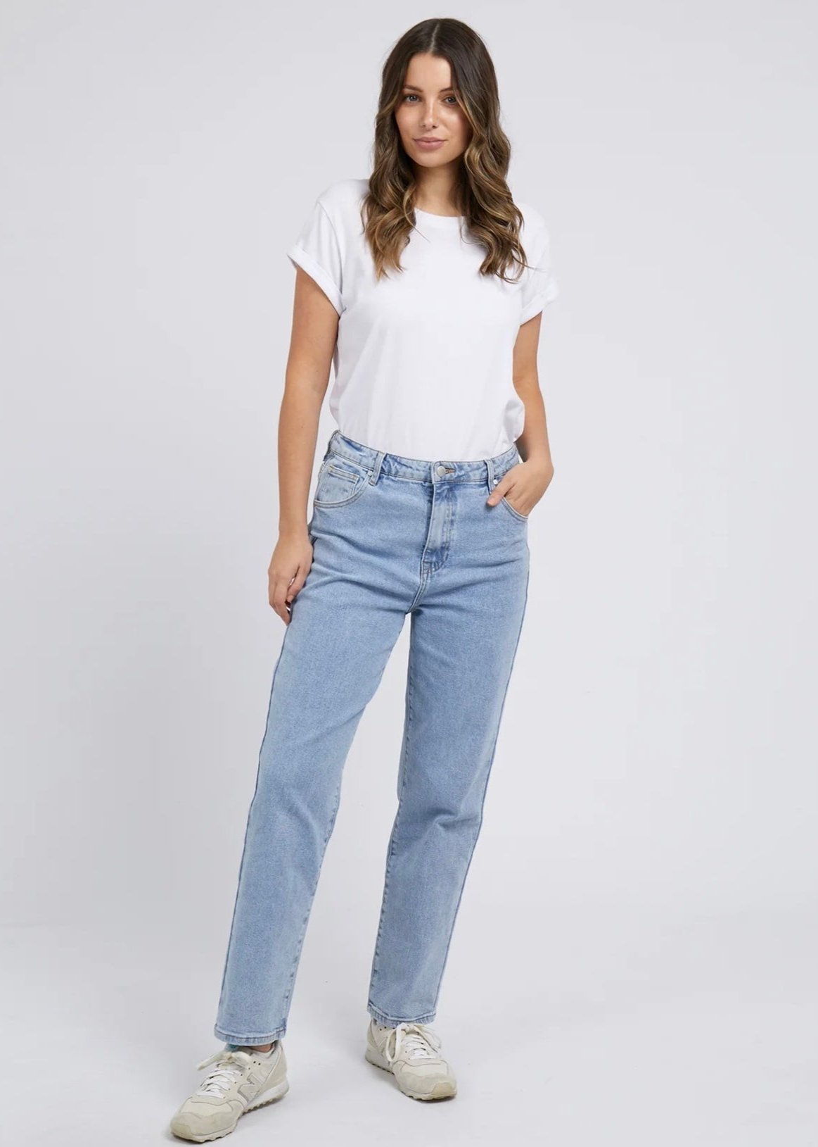 Enmore Wide Leg Jeans ~ Light Blue
