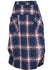 Milwaukee Wool Check Skirt ~ Navy