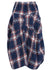 Milwaukee Wool Check Skirt ~ Navy