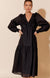 Polly Linen Dress ~ Black