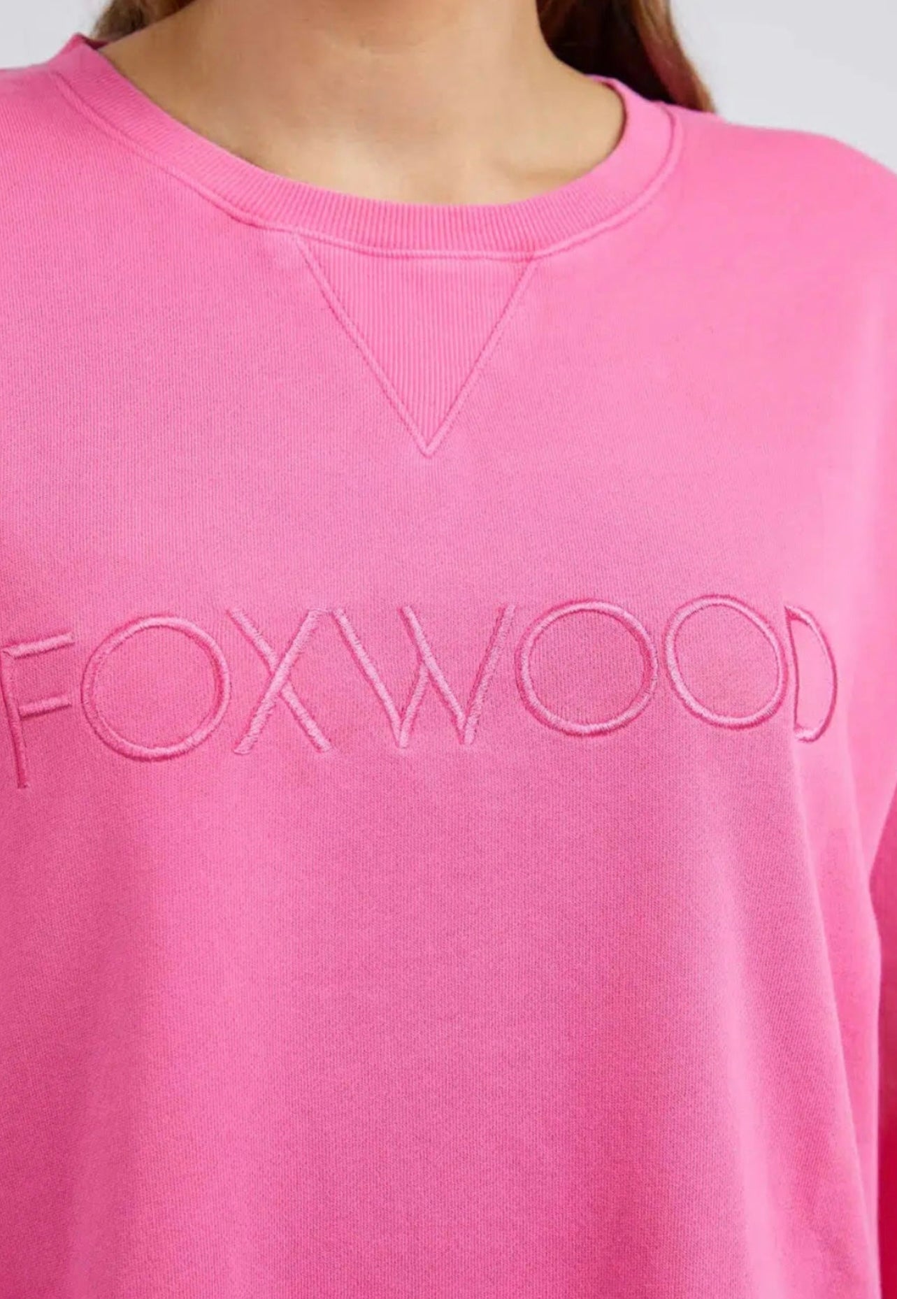 Simplified Crew ~ Bright Pink