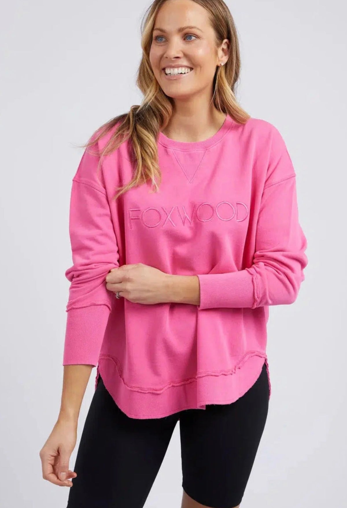 Simplified Crew ~ Bright Pink