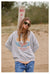 Vintage Wash Rock & Roll Jumper ~ Washed Black