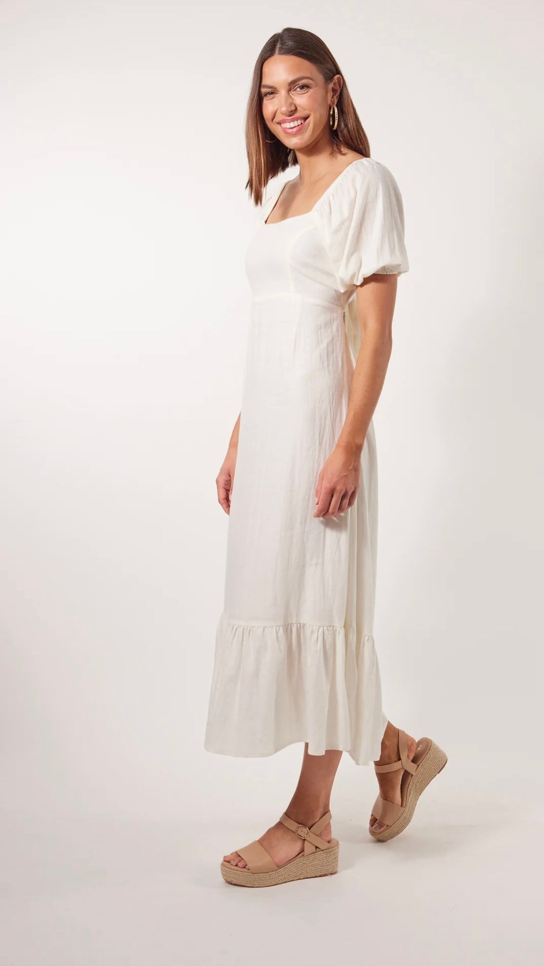 Flora Tie Dress ~ Lotus