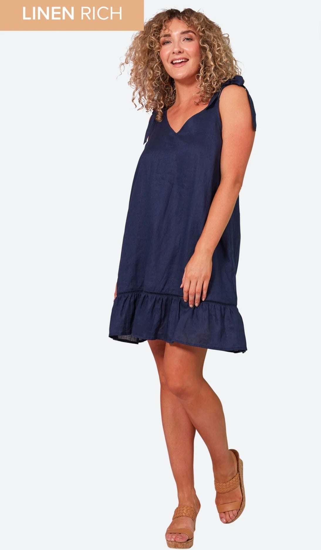 La Vie Tie Dress ~ Sapphire