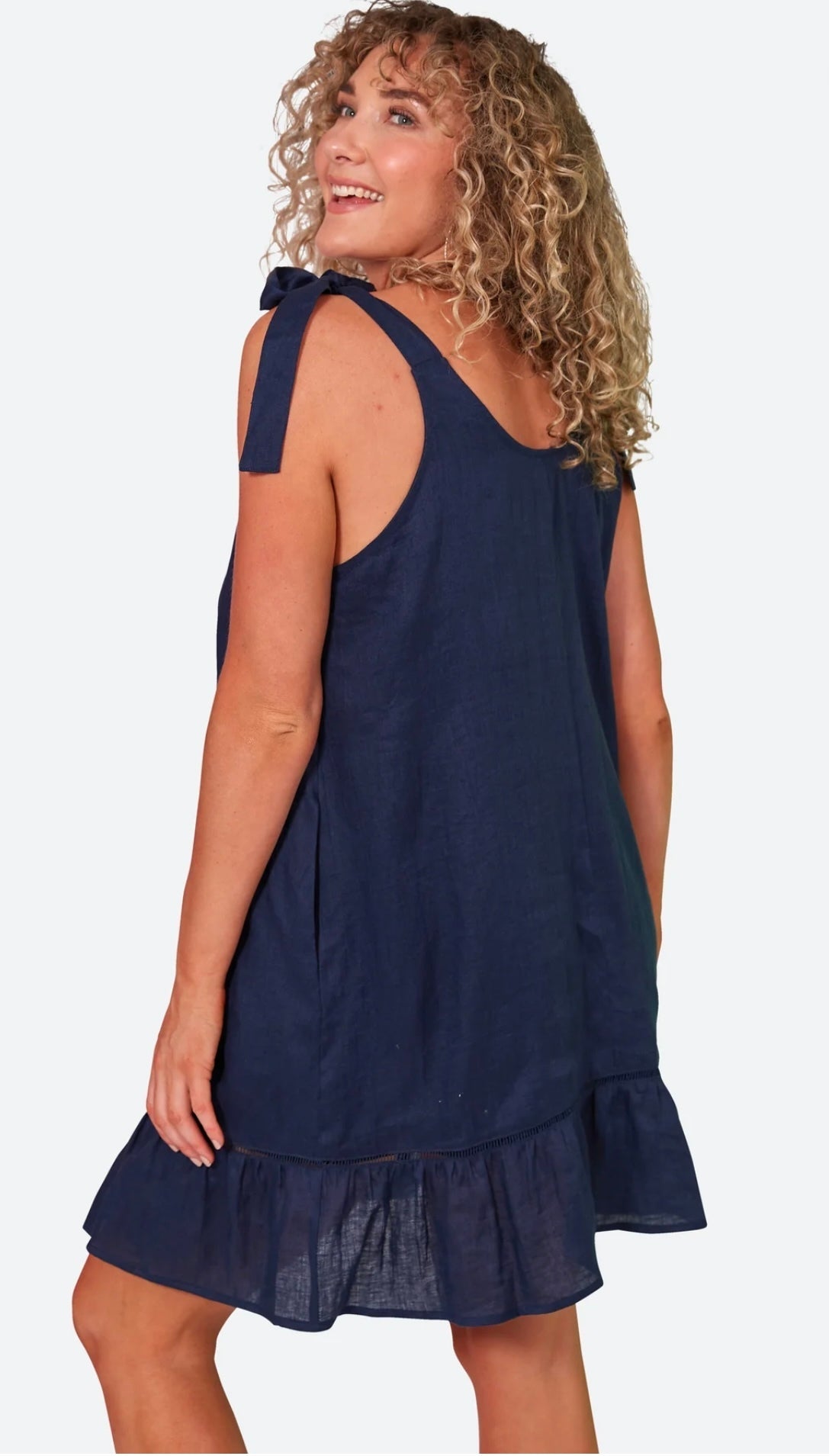 La Vie Tie Dress ~ Sapphire