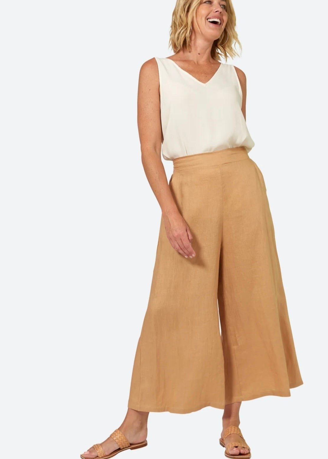 La Vie Crop Pant ~ Caramel